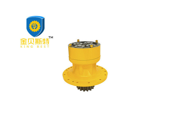 R305-7 R210 R130 Hydraulic Swing Motor With Travel Gearbox Yellow Color